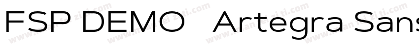 FSP DEMO   Artegra Sans Ex Thin字体转换